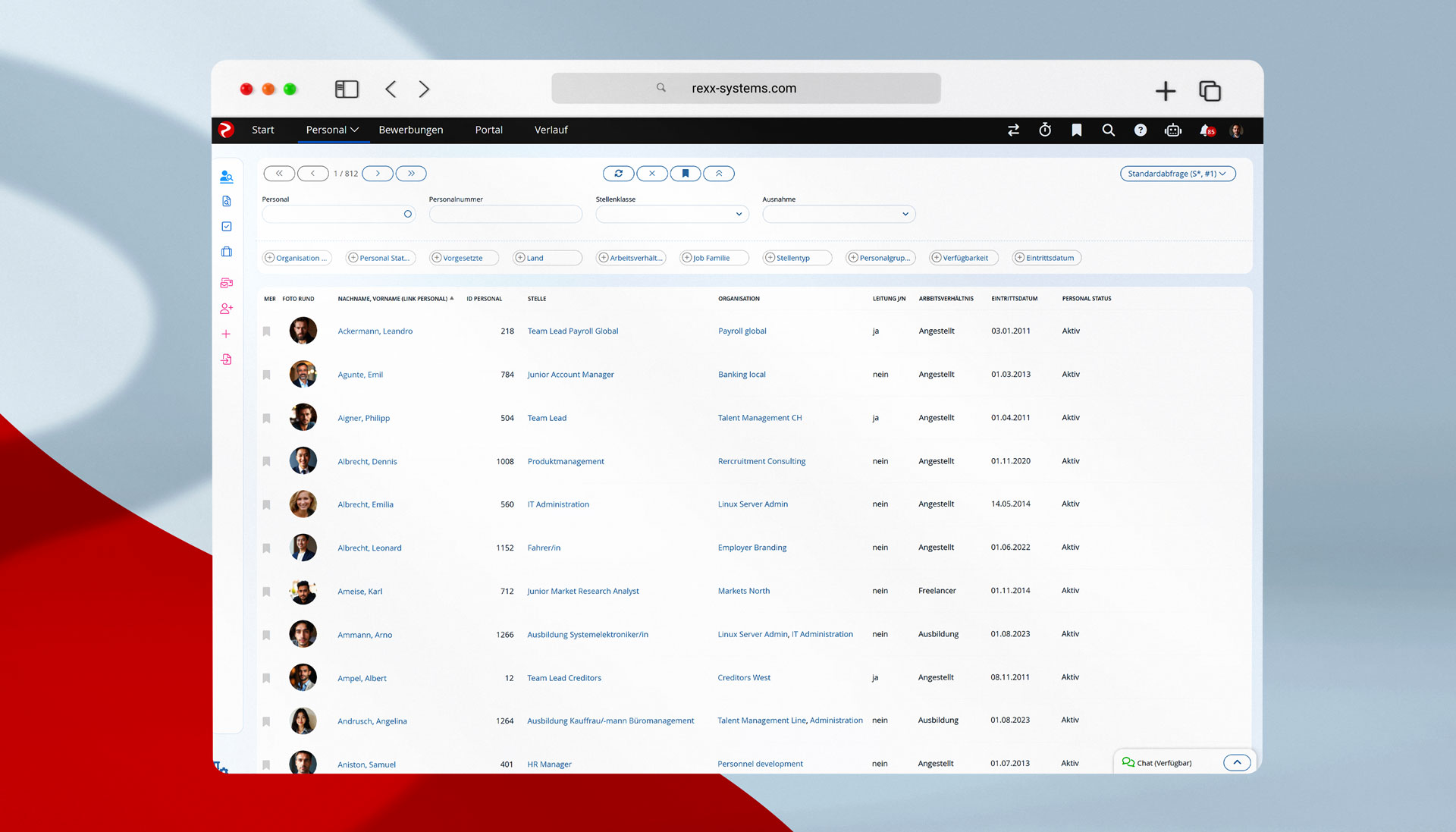 screenshot of Rexx Systems
